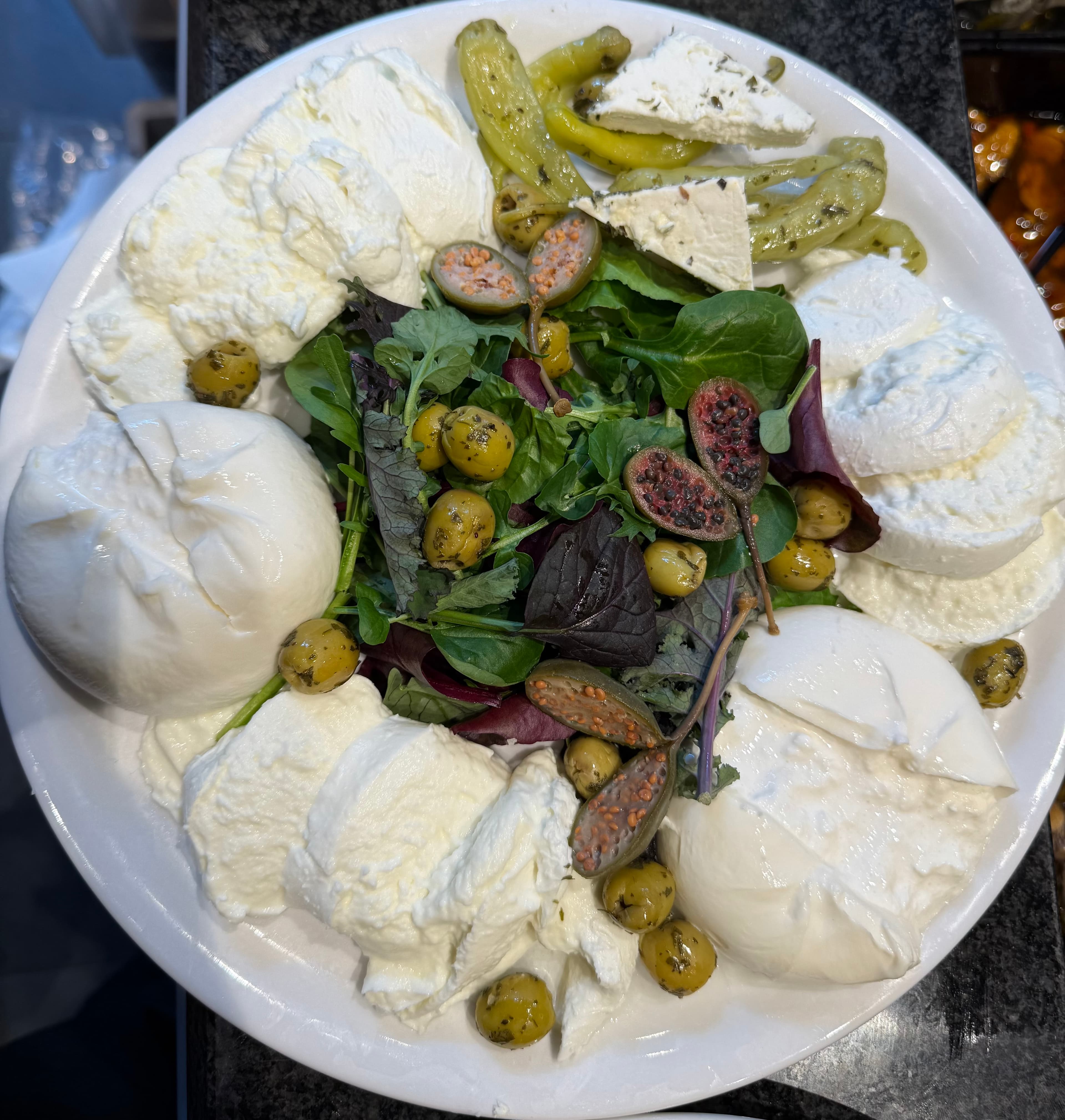 Mozarella- Burrata Platte